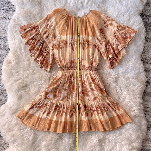 ✨Last Chance💋 ❤️‍🔥Spell & The Gypsy Coco Lei Flutter Sleeve Playdress XXS - Picture 11 of 16